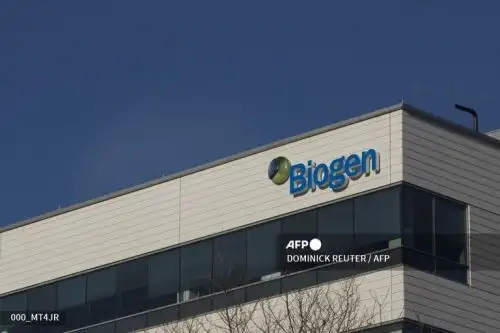 Sede de Biogen, una de las dos farmacéuticas que desarrolla el fármaco Leqembi contra el alzheimer. Foto: AFP