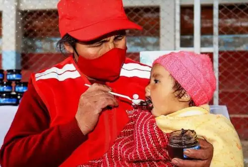 El producto llamado Iron Bebé, que cuenta también entre sus insumos con manzana y maíz morado, fue desarrollado en la planta y laboratorio de la Unidad Técnica del CITEagroindustrial Huallaga, bajo los principales estándares de calidad y respetando los protocolos de bioseguridad.