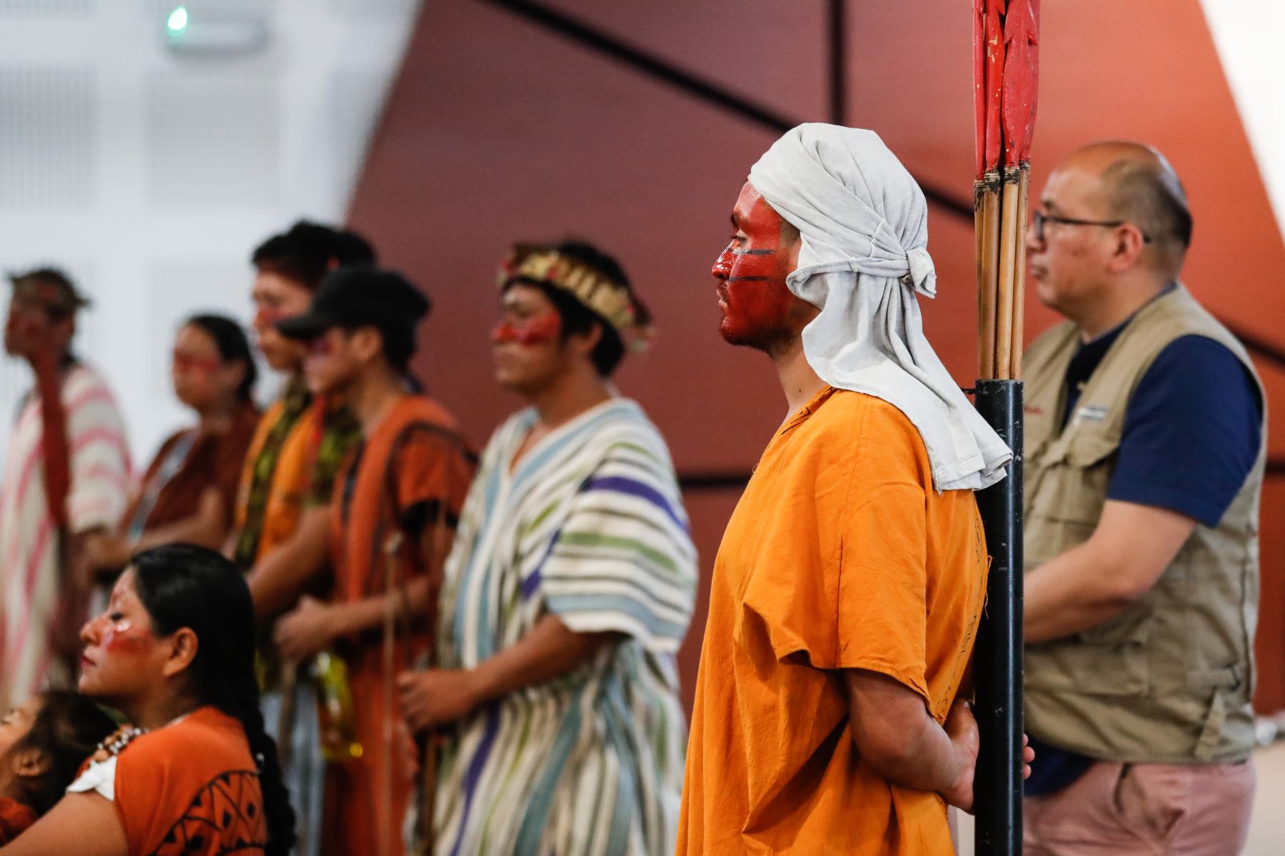 Activistas pro derechos humanos de comunidades amazónicas. Foto: ANDINA/difusión.