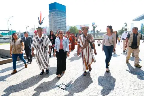 Varios ministros dialogaron con representantes de pueblos de la sierra central. ANDINA/Difusión