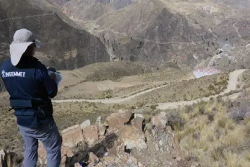 Estudio lo realizó el Ingemmet en respuesta a la propuesta del Gobierno Regional de Moquegua, para usar el sector de Piñotapata como zona de reasentamiento. ANDINA/Difusión