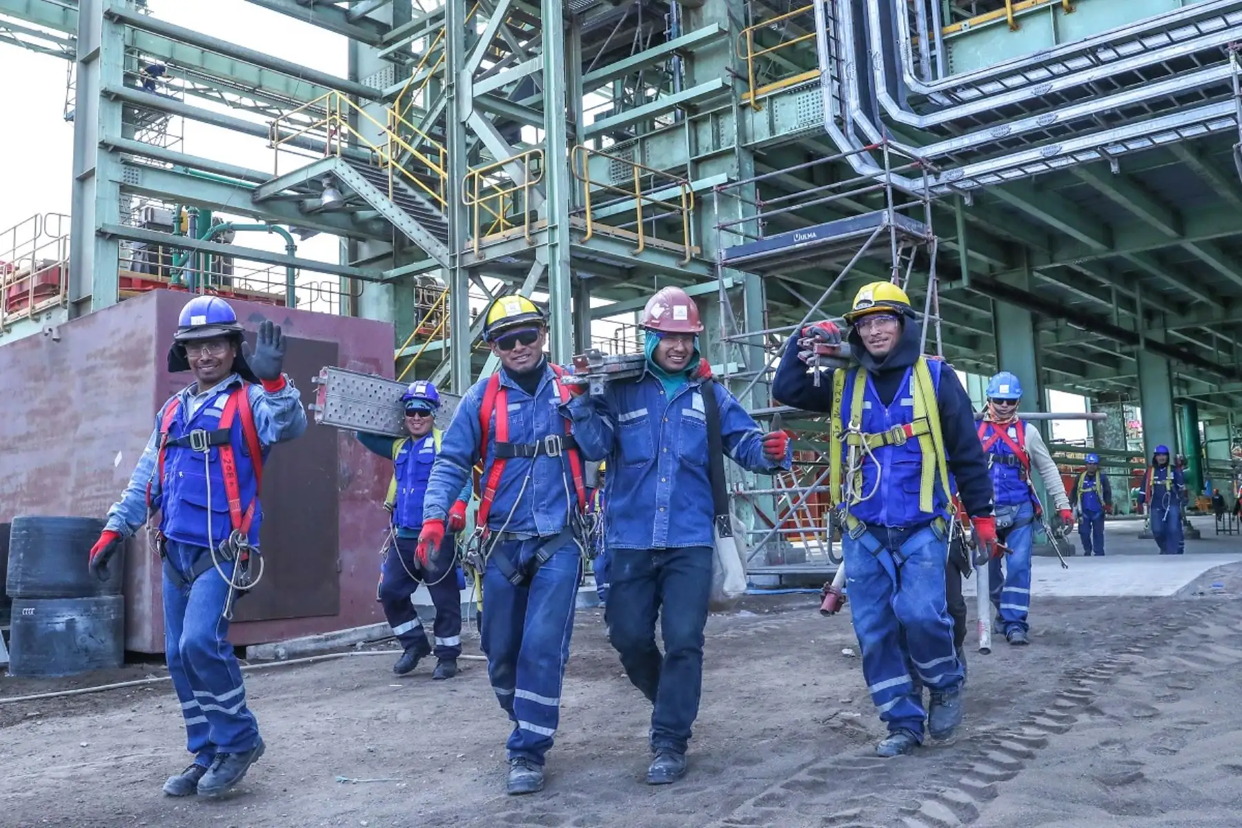 Trabajadores mineros. Foto: Cortesía.