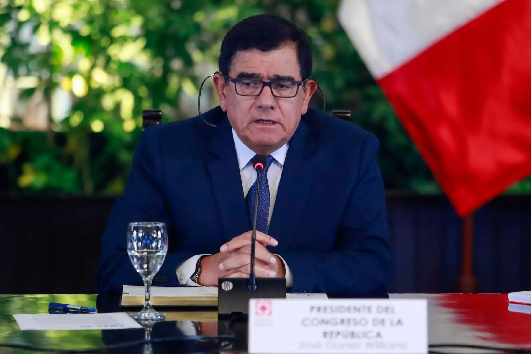 La Jefa de Estado, Dina Boluarte Zegarra, presidió esta tarde una sesión del Acuerdo Nacional en Palacio de Gobierno.
Foto: ANDINA/Presidencia Perú