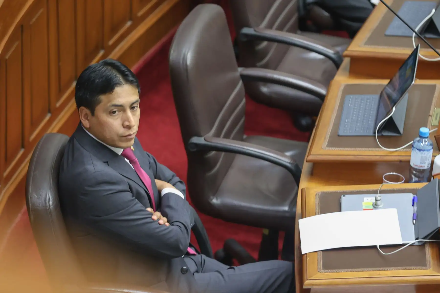 Freddy Díaz, excongresista denunciado por violación. ANDINA/Andrés Valle