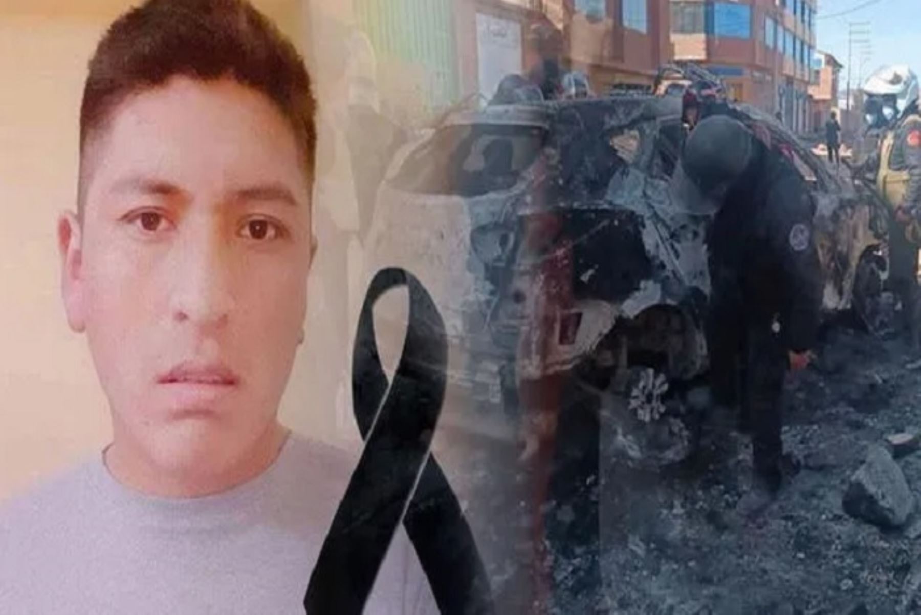 Policía Nacional lamenta muerte del suboficial de segunda PNP José Luis Soncco Quispe mientras realizaba labor de patrullaje en Juliaca, región Puno.