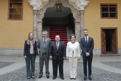 Delegación de la CIDH en Lima. ANDINA/Difusión