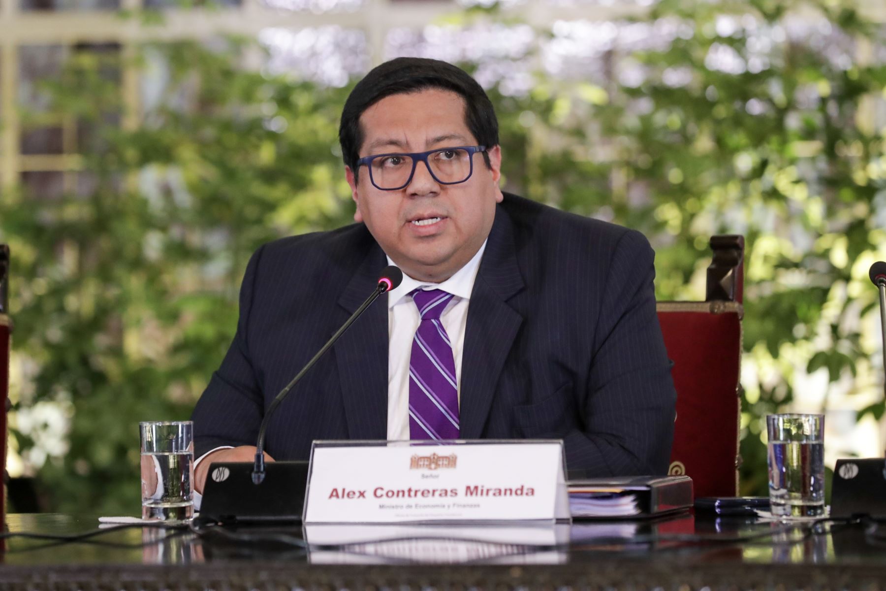 Ministro de Economía y Finanzas, Alex Contreras. ANDINA/PCM