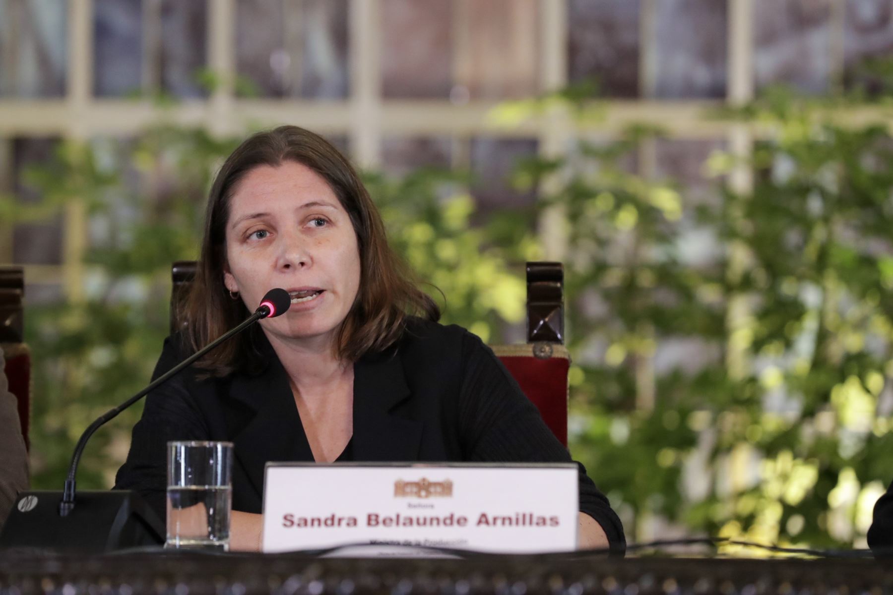 Ministra de la Producción, Sandra Belaunde Arnillas. ANDINA/PCM