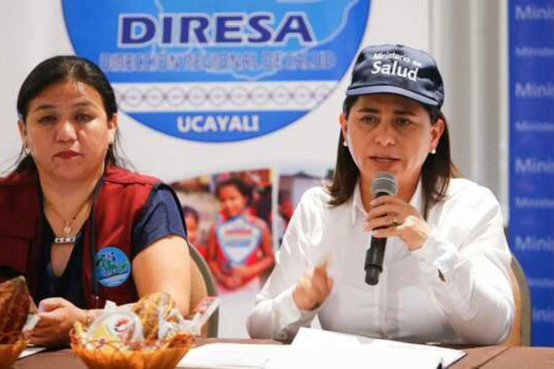 La ministra de Salud, Rosa Gutiérrez, supervisó el trabajo de su sector en la región Ucayali. Foto: ANDINA/Difusión