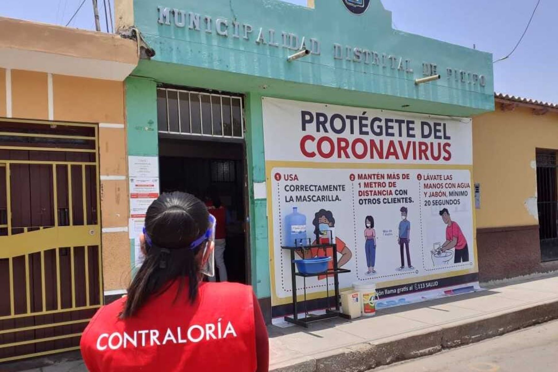 Sede de la Municipalidad Distrital de Pítipo, en la región Lambayeque. Foto: Andina/Difusión.