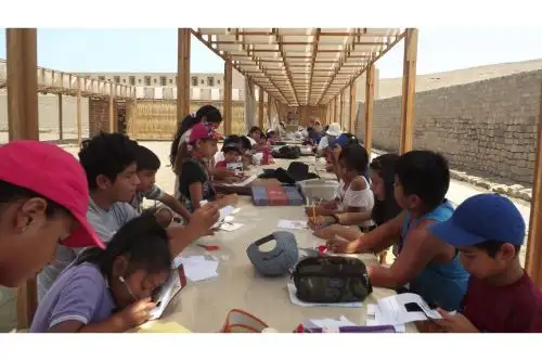 Inician talleres educativos para niñas y niños en Museo Pachacamac