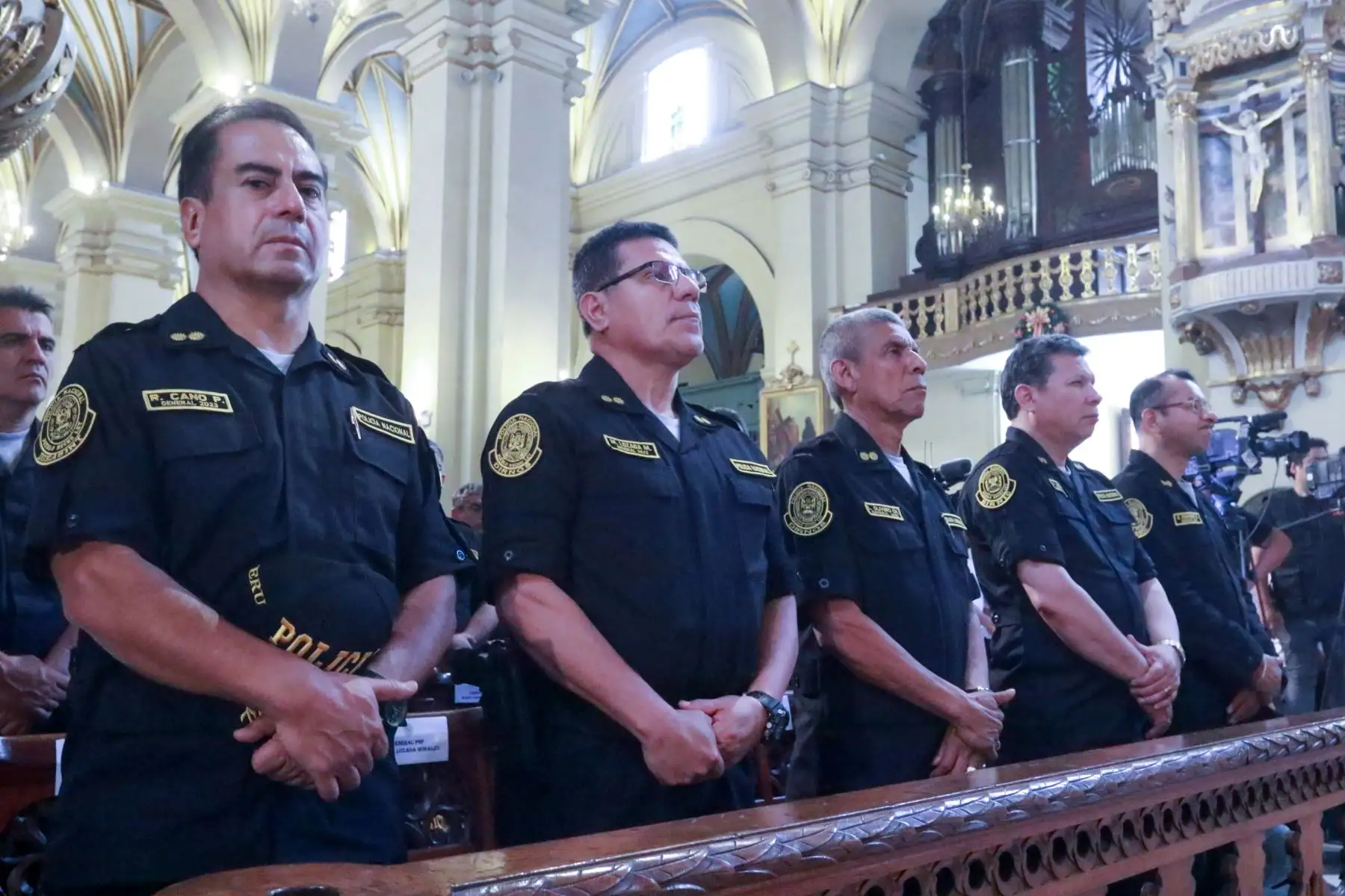 Misa en la Catedral de Lima por los fallecidos en los conflictos sociales. Foto: ANDINA/ Héctor Vinces