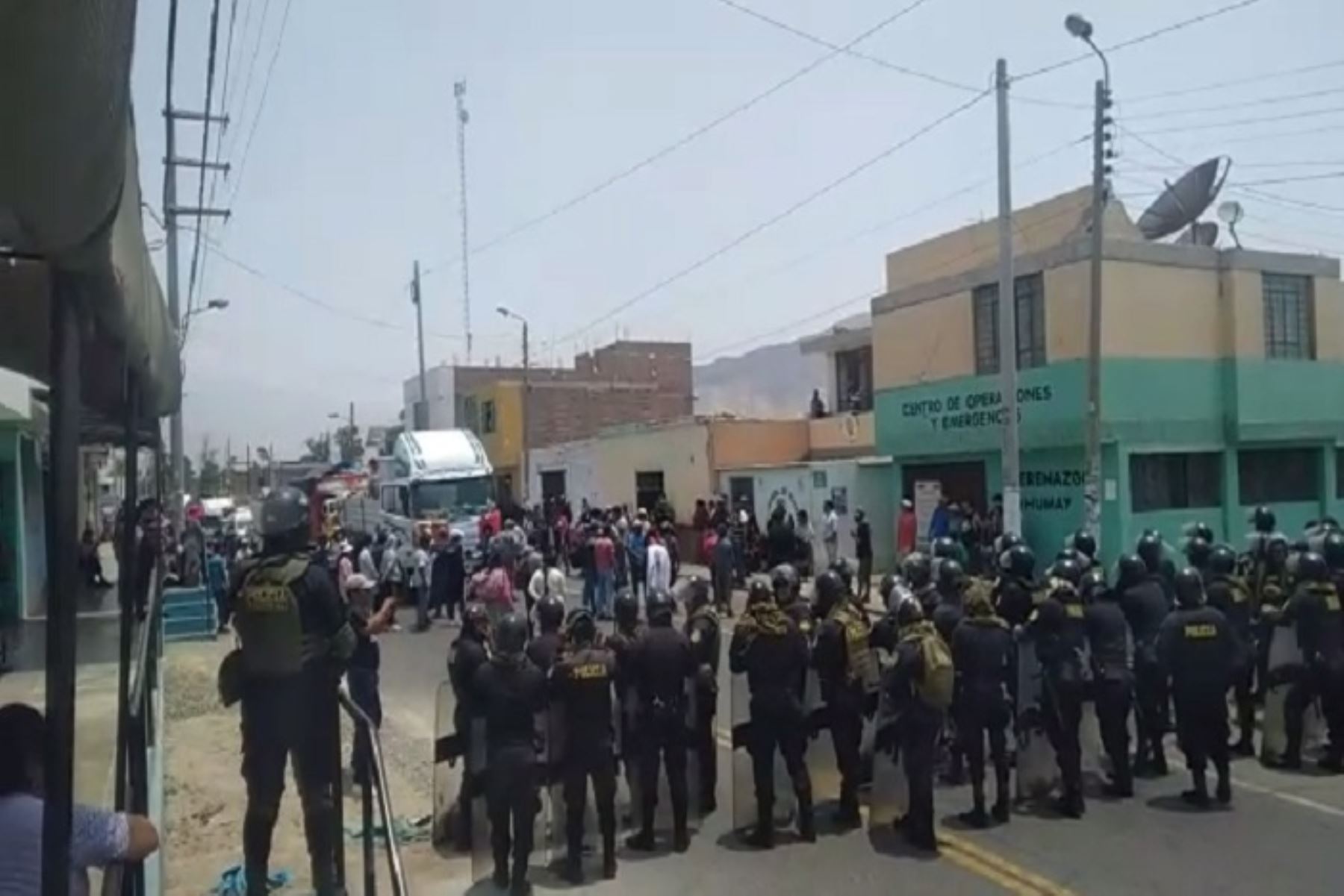Hasta el momento, el desplazamiento es pacífico, pero expresan que los chankas lograrán ser escuchados en Lima.