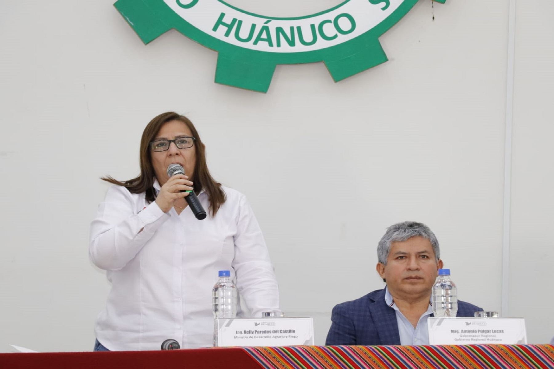 Ministra de Desarrollo Agrario y Riego, Nelly Paredes.