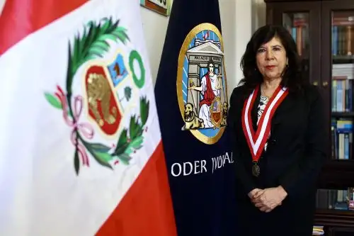 Janet Tello, presidenta electa del Poder Judicial. Foto: ANDINA/Ricardo Cuba