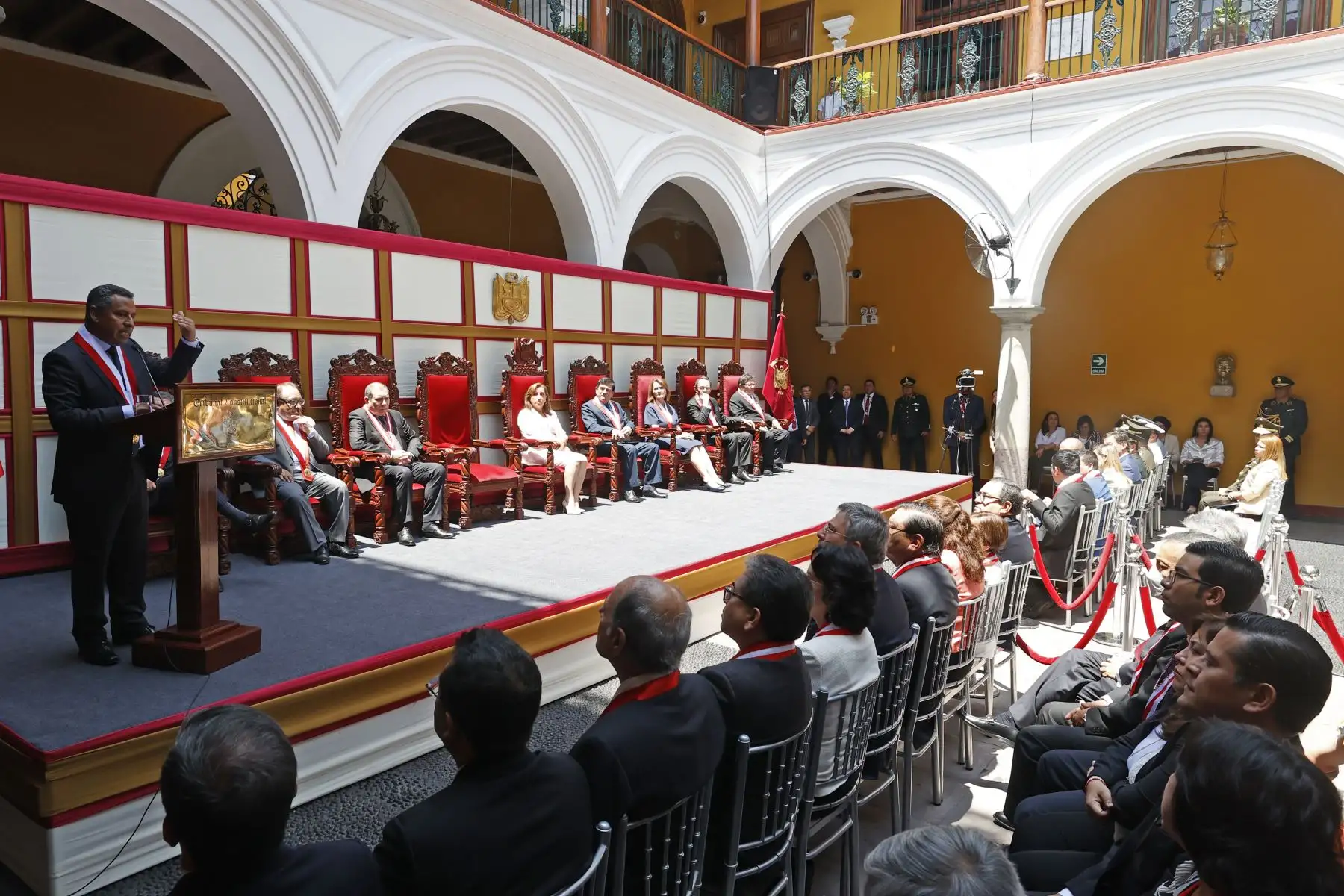 Presidenta Dina Boluarte participa en la apertura del año jurisdiccional del Tribunal Constitucional.
Foto: ANDINA/Prensa Presidencia