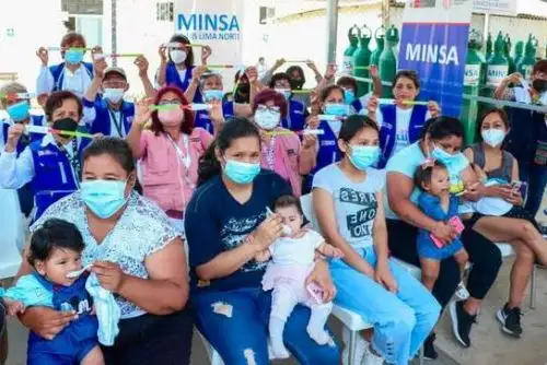 San Martín de Porres: Diris Lima norte y Unicef entregan 7,000 suplementos nutricionales. Foto: ANDINA/Difusión.