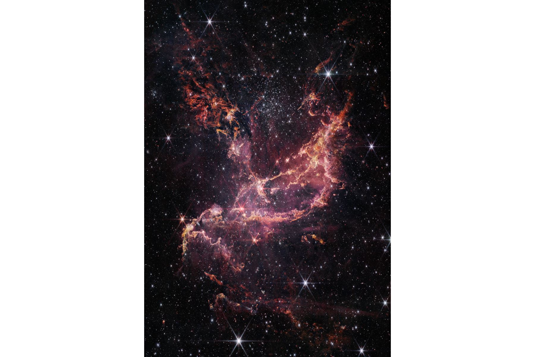 La Pequeña Nube de Magallanes (SMC) es una galaxia irregular ubicada a 200,000 años luz de la Vía Láctea.