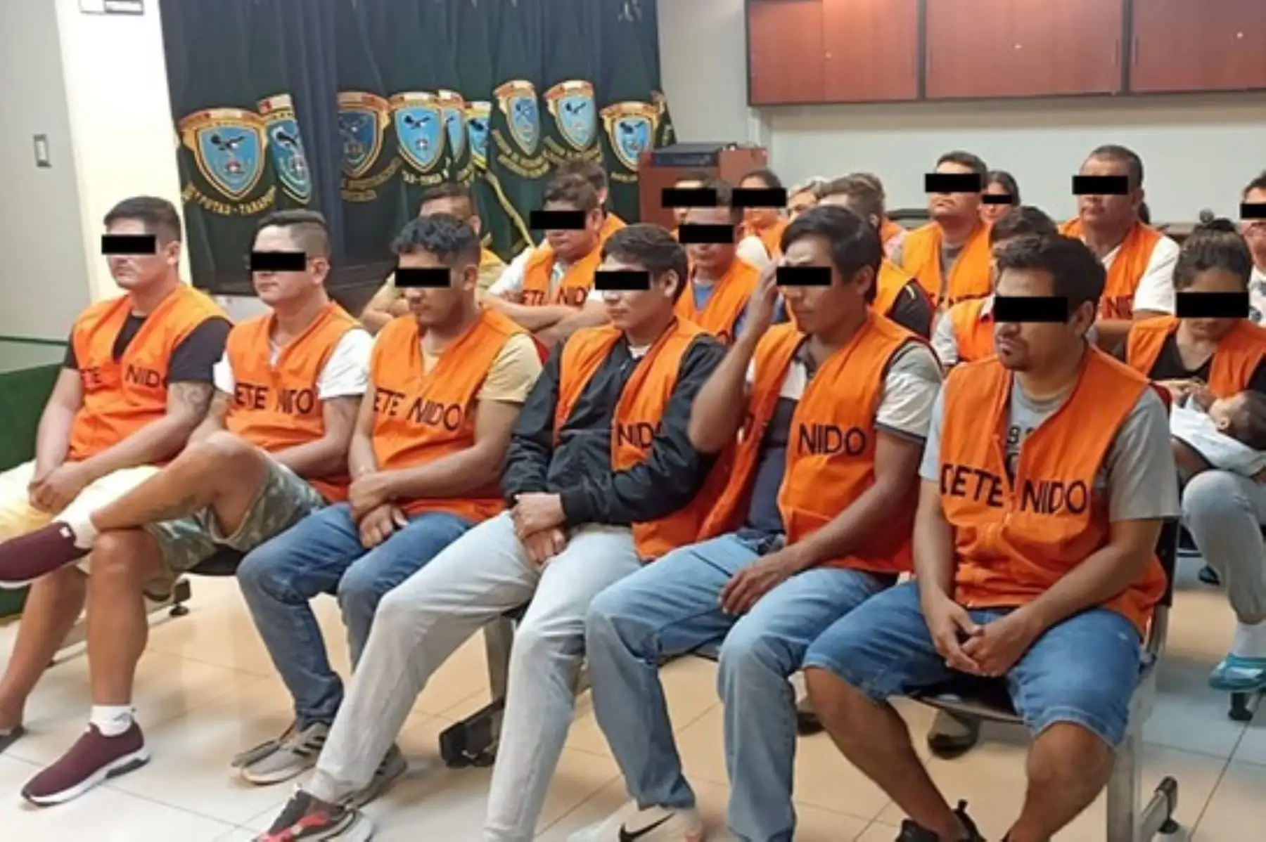 Las detenciones preliminares forman parte de una investigación contra una presunta organización criminal, llevada a cabo por el Ministerio Público y el Poder Judicial. Foto: Mininter