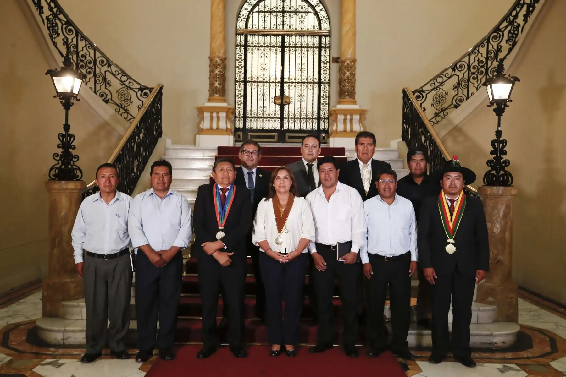 Presidenta Dina Boluarte se reunió con alcaldes del Proyecto Macro Sur del Perú, organización formada por alcaldes distritales y provinciales de Apurímac, Arequipa, Cusco, Moquegua, Puno y Tacna. Foto: ANDINA/Presidencia Perú