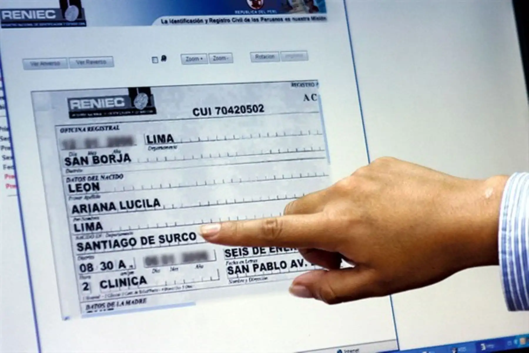 Poder Judicial ordena al Reniec cambio del orden de apellidos. Foto: ANDINA/difusión.