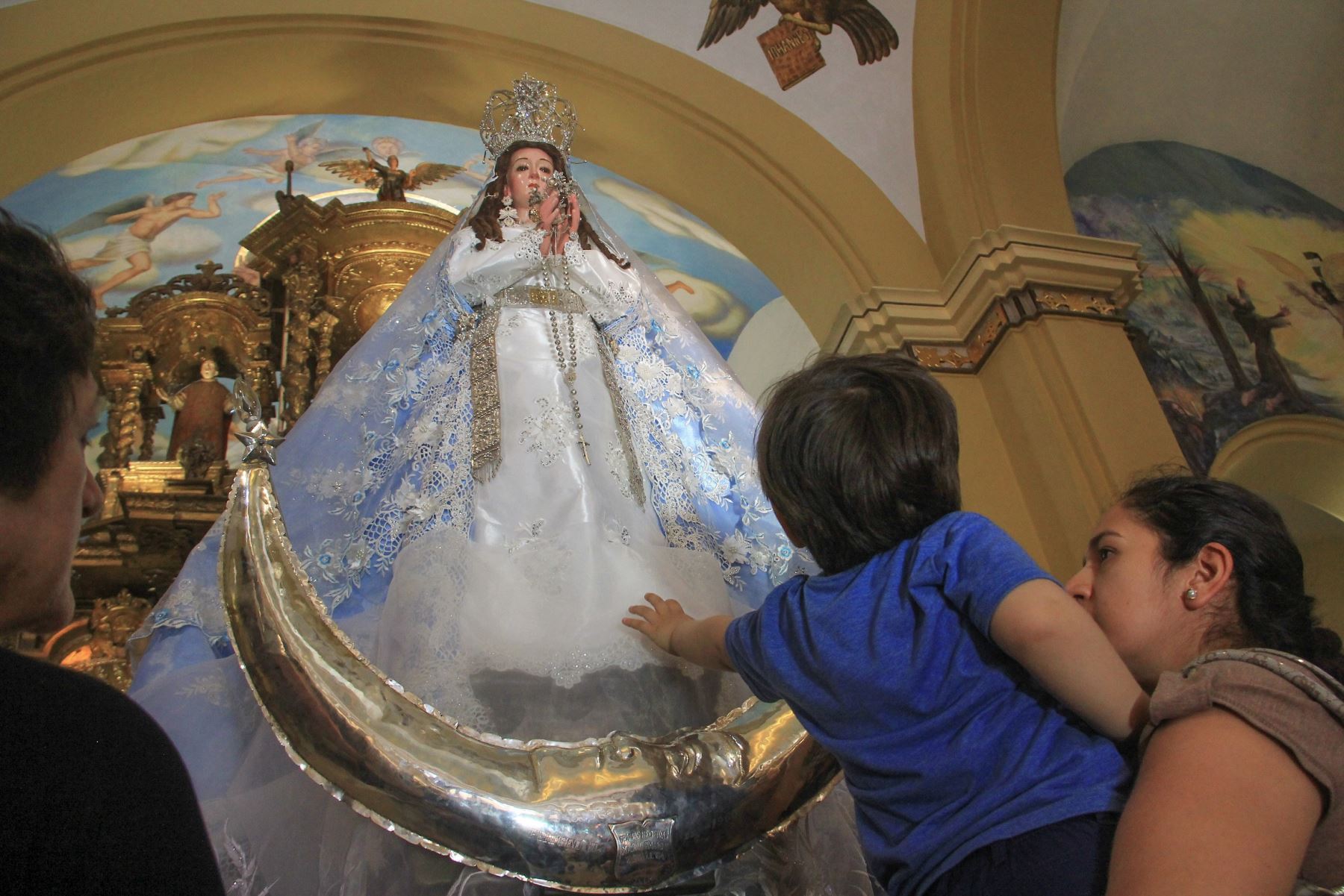 La venerada imagen de la Virgen de la Puerta de Otuzco volverá en peregrinación a Trujillo, capital de la región La Libertad, para reencontrarse con sus fieles. Foto: Cortesía Luis Puell