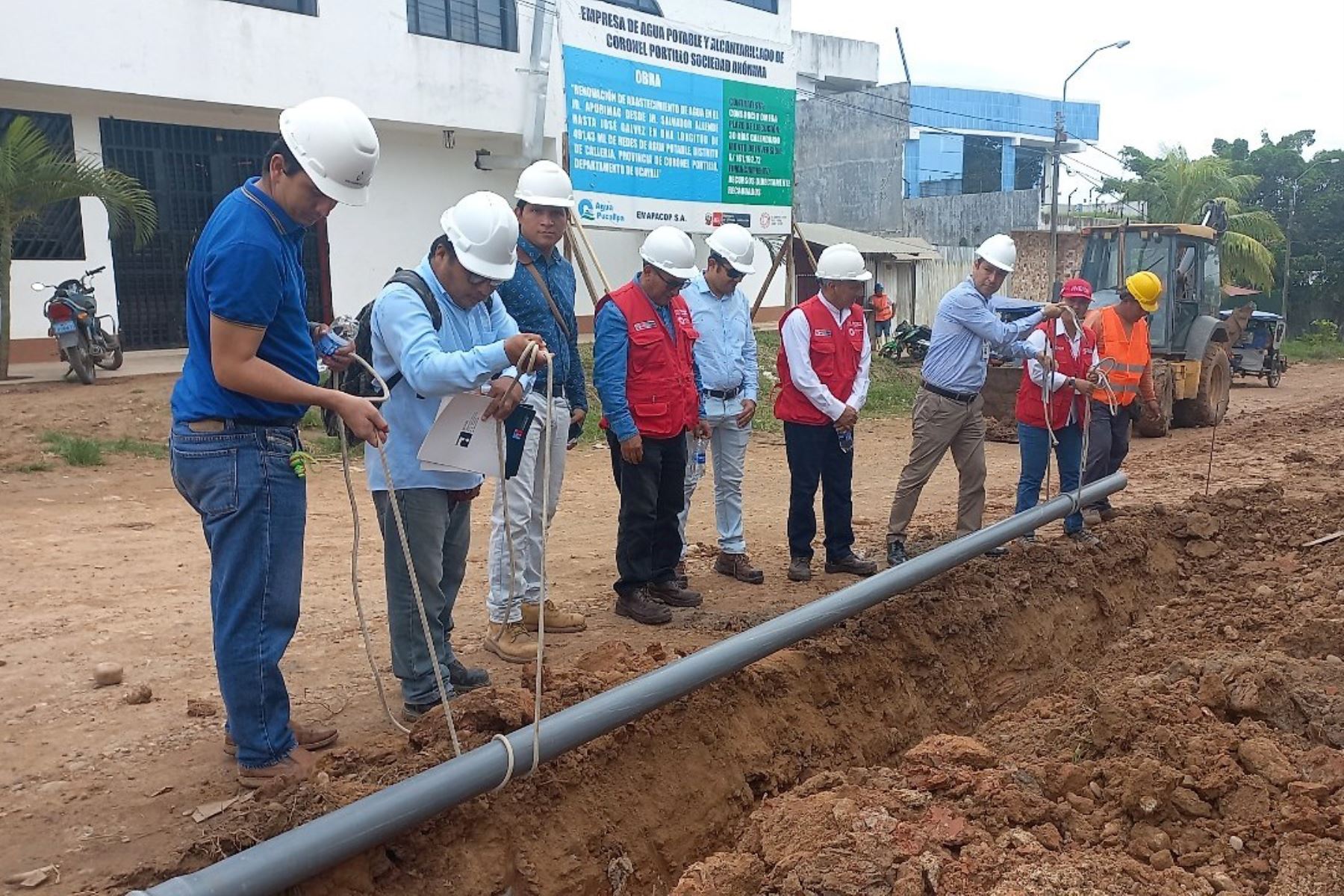 Obras en Pucallpa mejorarán el abastecimiento de agua potable para la población. Foto: ANDINA/Difusión