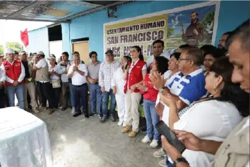Hania Pérez de Cuéllar cumple nutrida agenda de trabajo junto a autoridades, congresistas y dirigentes locales. ANDINA/Difusión