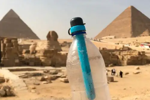 El dispositivo fue probado con agua altamente contaminada del río Chili, ubicado en Arequipa, y testeado en la Universidad de Barcelona, Universidad Católica Santa María de Arequipa y laboratorios privados de Suiza. Foto: Faircap