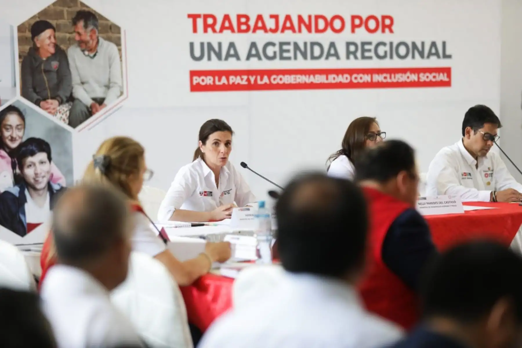 Ministra de Vivienda, Construcción y Saneamiento, Hania Pérez de Cuellar