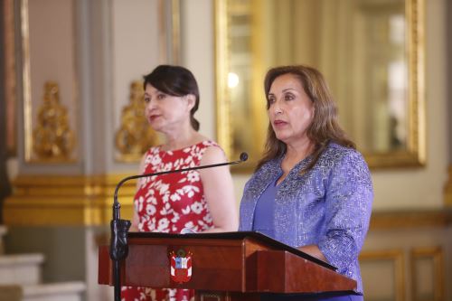 Presidenta Boluarte recibió saludo del Cuerpo Diplomático en Perú