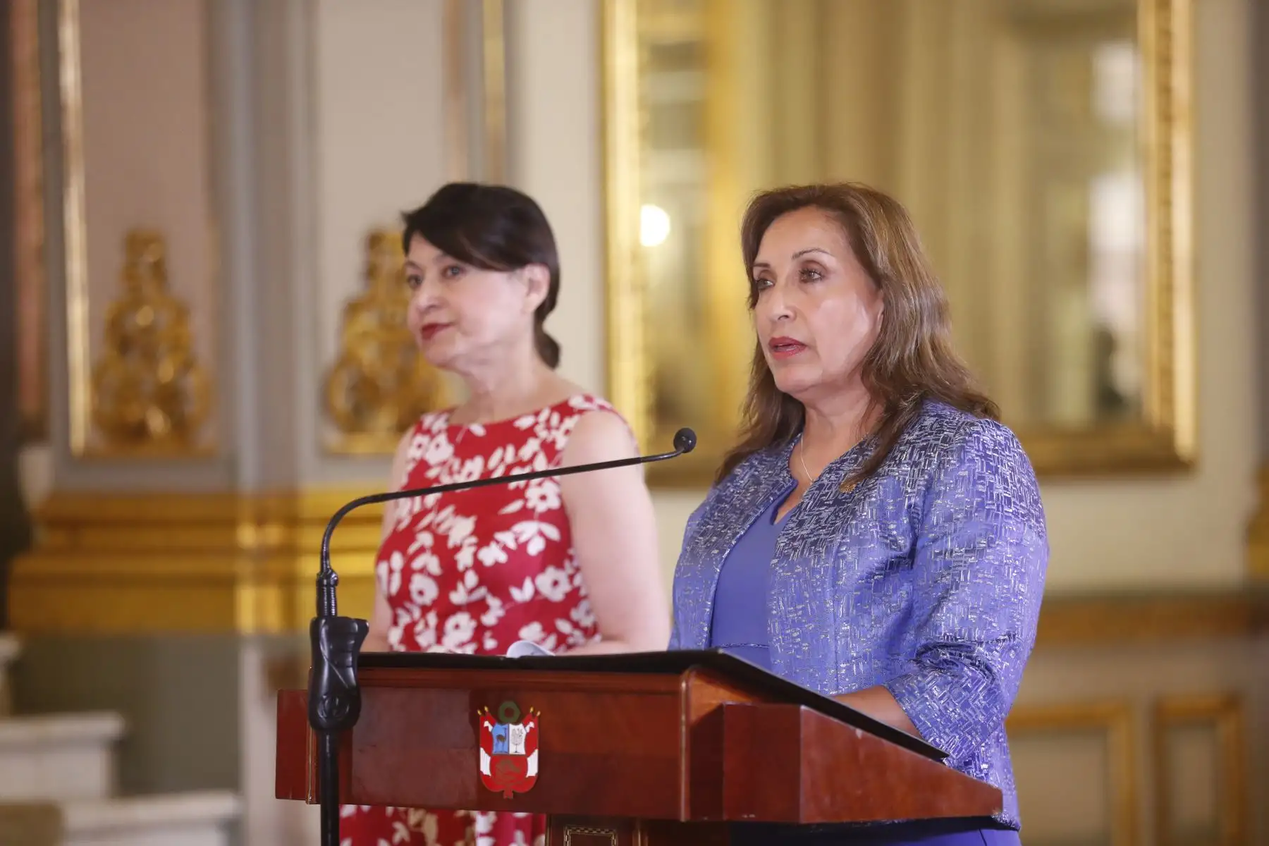 Presidenta Boluarte recibió saludo del Cuerpo Diplomático en Perú