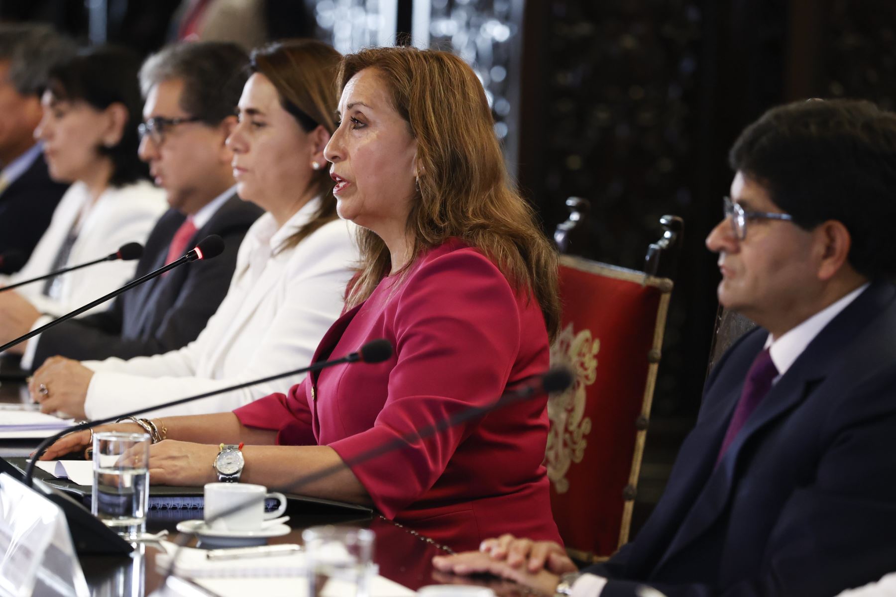 Presidenta Dina Boluarte participa en el encuentro intergubernamental “Salud Compromiso de Todos”. Foto: ANDINA/ Prensa Presidencia