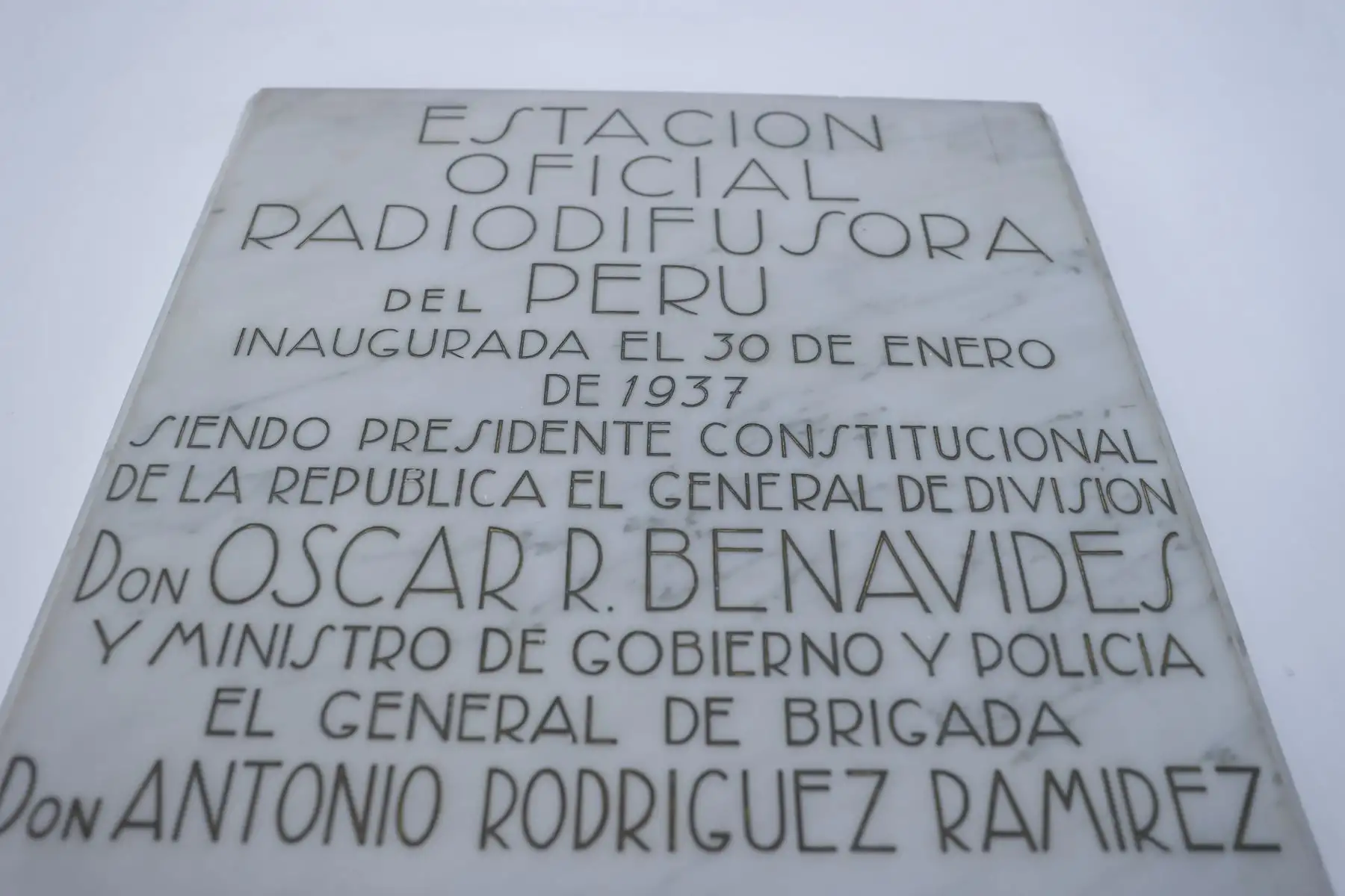 Recorrido por las instalaciones de Radio Nacional por su 86 aniversario. 
Foto: ANDINA/Andrés Valle