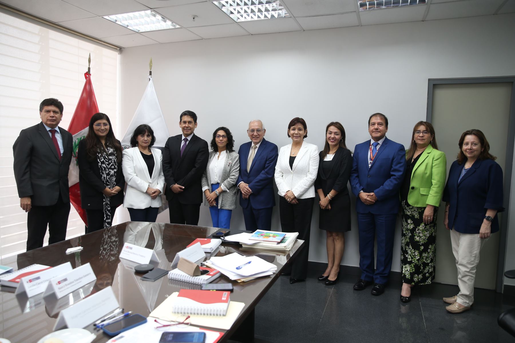 Ministra de la Mujer y Poblaciones Vulnerables, Nancy Tolentino, participó en la instalación de la Comisión Multisectorial para el Retorno a Clases 2023. Foto: ANDINA/Difusión