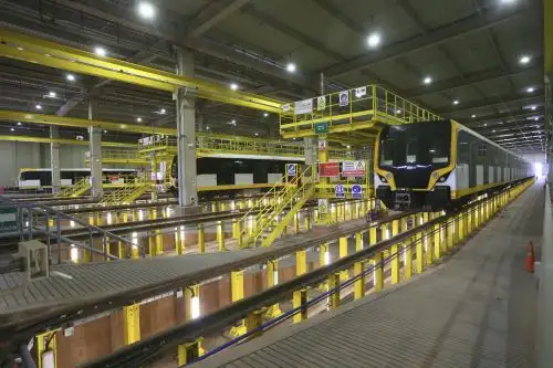 La Línea 2 del Metro de Lima y Callao contará con trenes subterráneos en un modo de conducción automático; es decir que serán operados sin conductor, y estarán monitoreados desde el Puesto Central de Operaciones (PCO), el cual es el cerebro y el corazón del sistema y ya se encuentra listo para operar. Foto: ANDINA/Ricardo Cuba.