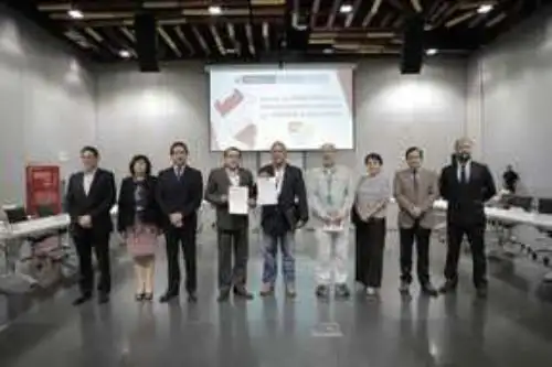 Reunión entre representantes de la PCM y organizaciones sociales. ANDINA/Difusión