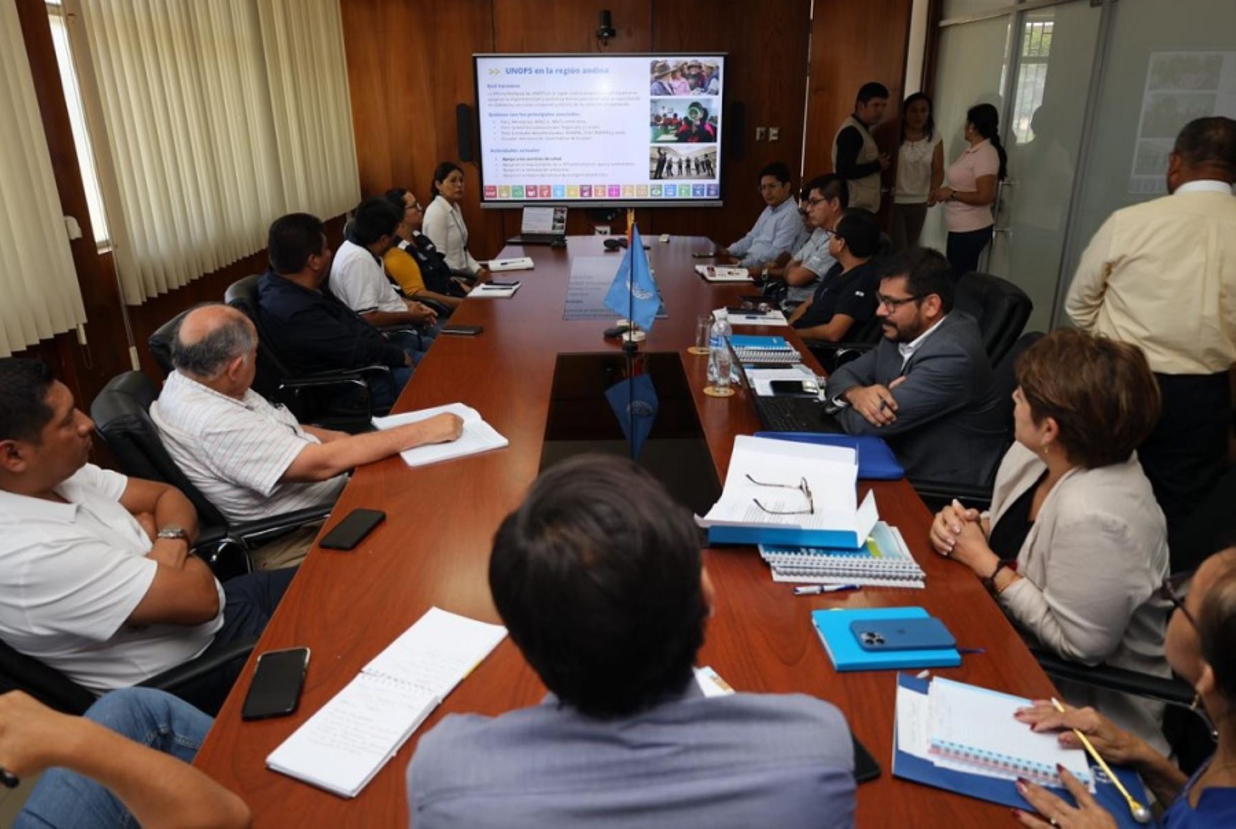 El Gobierno Regional de Lambayeque y representantes de la Oficina de las Naciones Unidas de Servicios para Proyectos (Unops) analizaron los avances de los procesos de licitación del hospital de Ferreñafe.