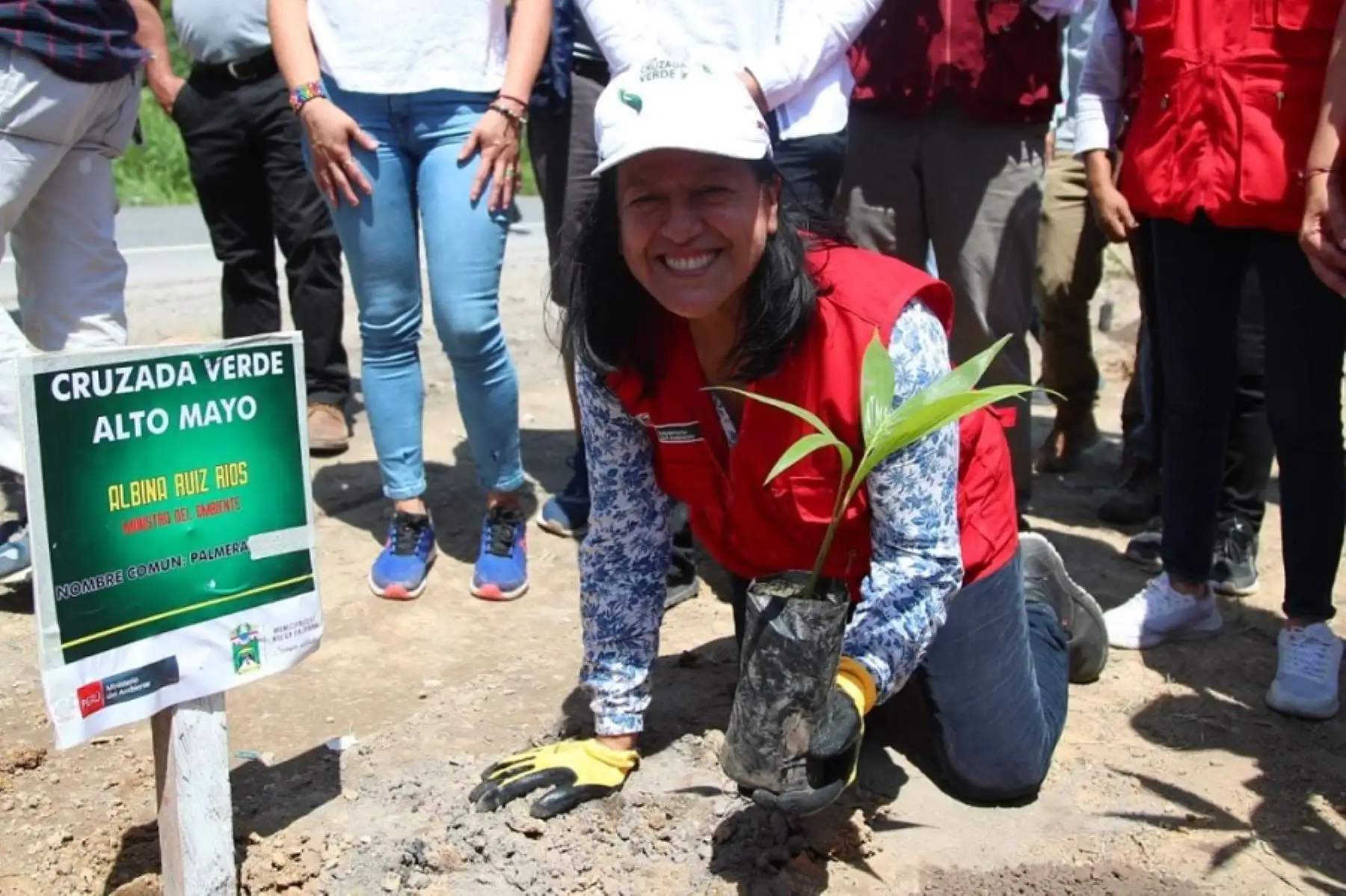 Con la masiva participación de la ciudadanía sanmartinense, se inició hoy la Gran Cruzada Verde Alto Mayo, iniciativa a favor del cuidado de la madre Tierra impulsada por el Ministerio del Ambiente (Minam) y el colectivo “Moyobamba 500 Años” de la región San Martín, con la cual se buscar reforestar un tramo de la carretera Fernando Belaunde Terry mediante la siembra de diversas especies nativas.