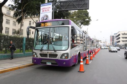 Servicio de transporte del corredor morado normalizan atención para sus usuarios. ANDINA/ ATU
