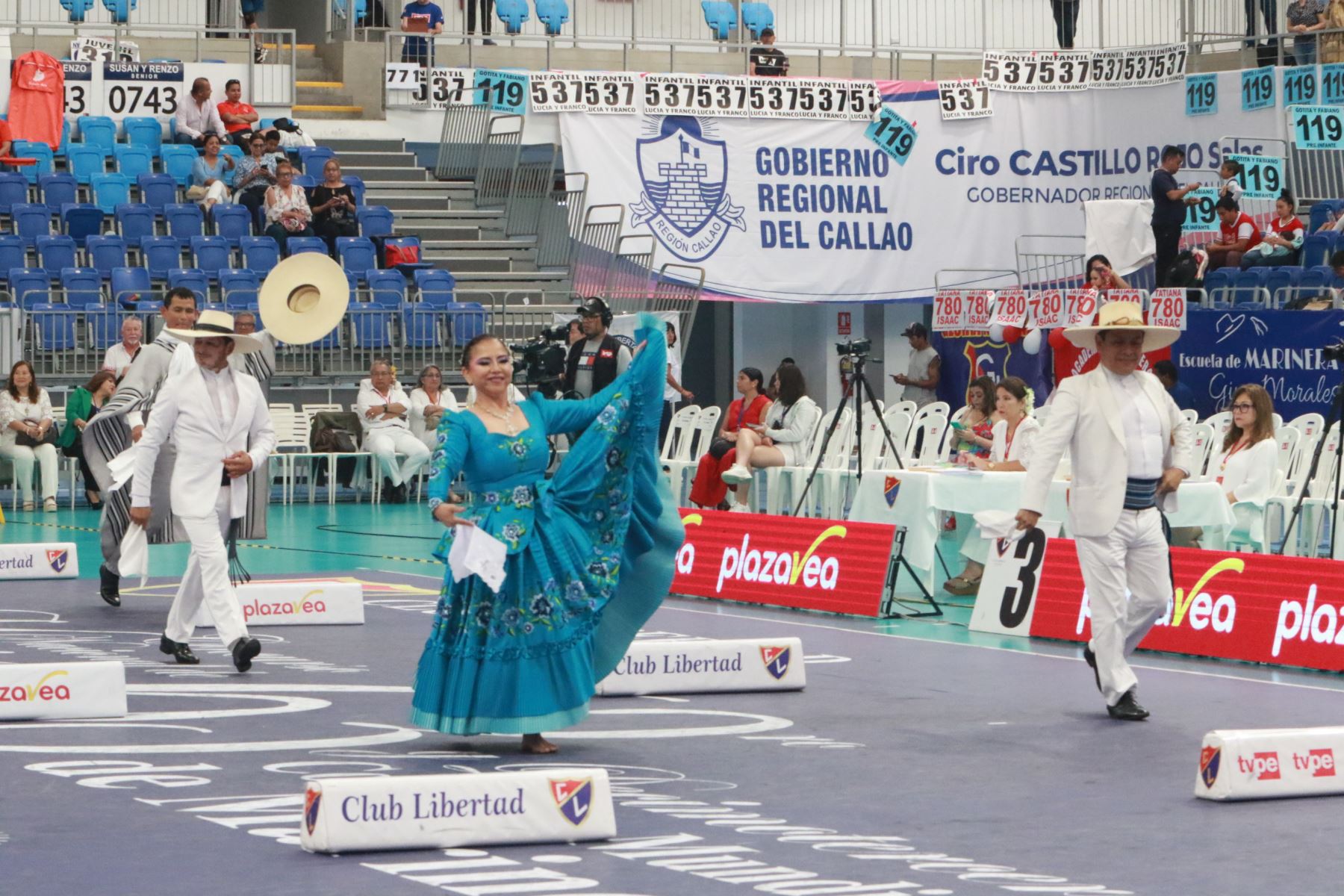 Concurso Nacional y Mundial de Marinera en el Callao.FOTO:andina/Hector Vinces.
