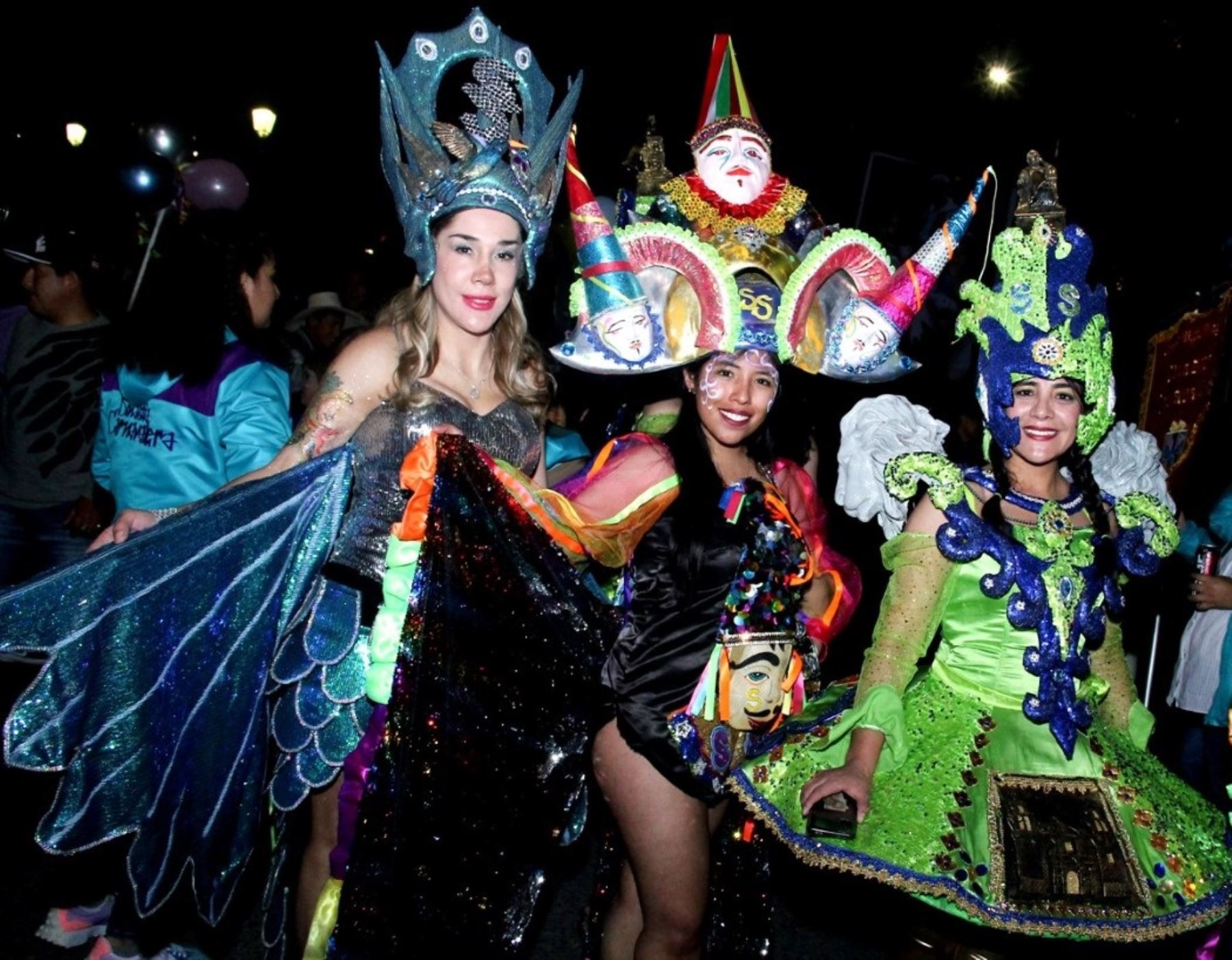 Con corso nocturno Cajamarca inició el fin de semana el inicio de actividades de su tradicional carnaval y espera el arribo de miles de turistas. Foto: Eduard Lozano