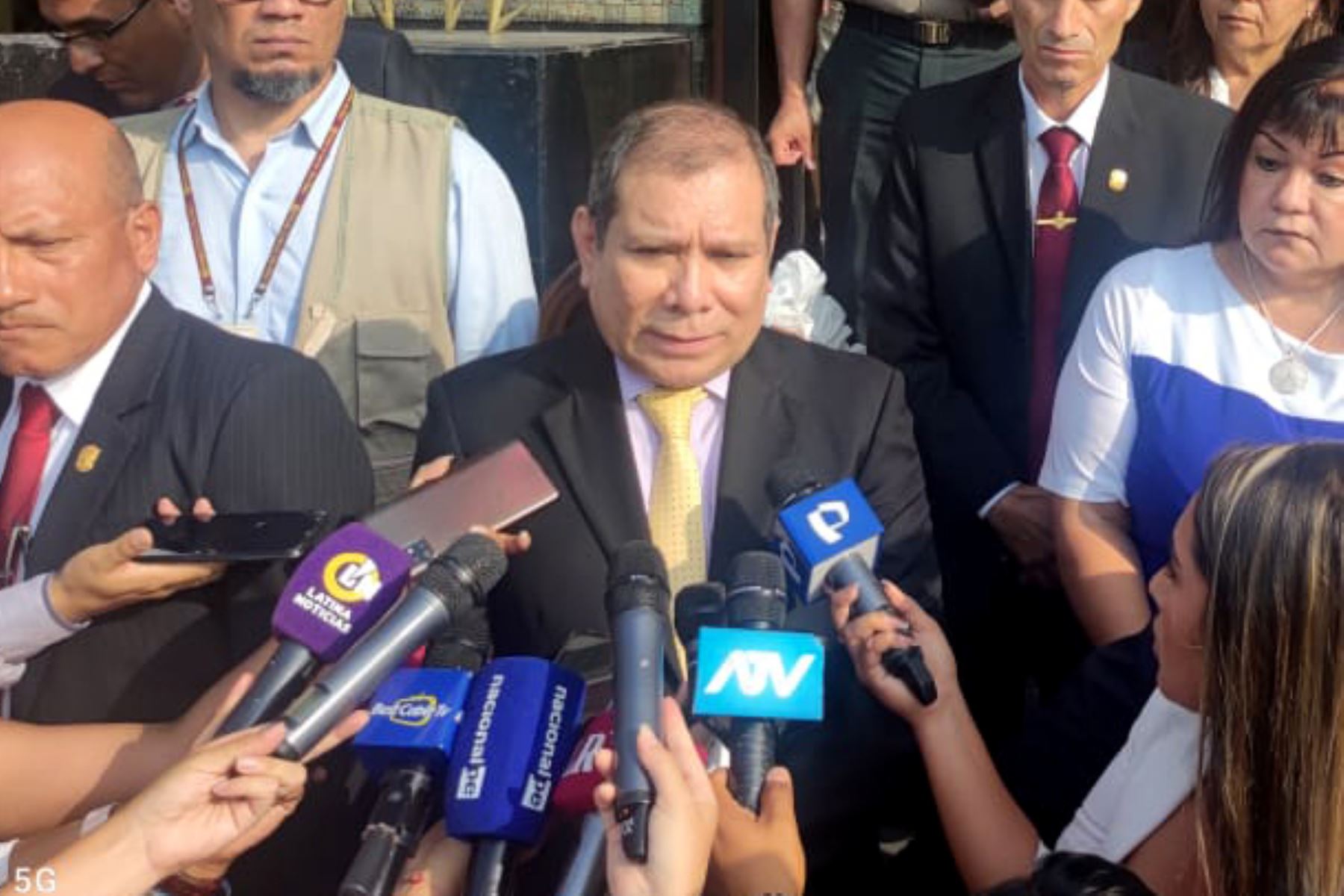 Javier Arévalo, presidente del Poder Judicial. ANDINA/Héctor Vinces