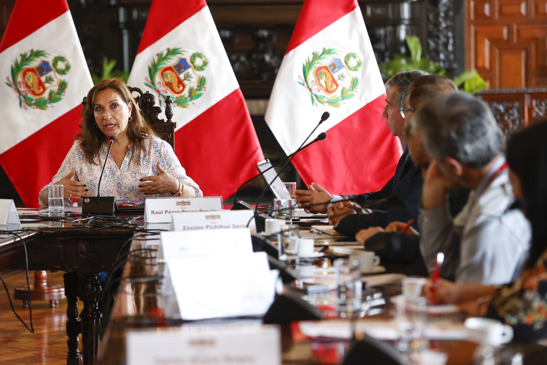 Presidenta Dina Boluarte sostuvo reunión con miembros de la Federación Peruana de Cajas Municipales de Ahorro y Crédito

Foto: ANDINA/Prensa Presidencia