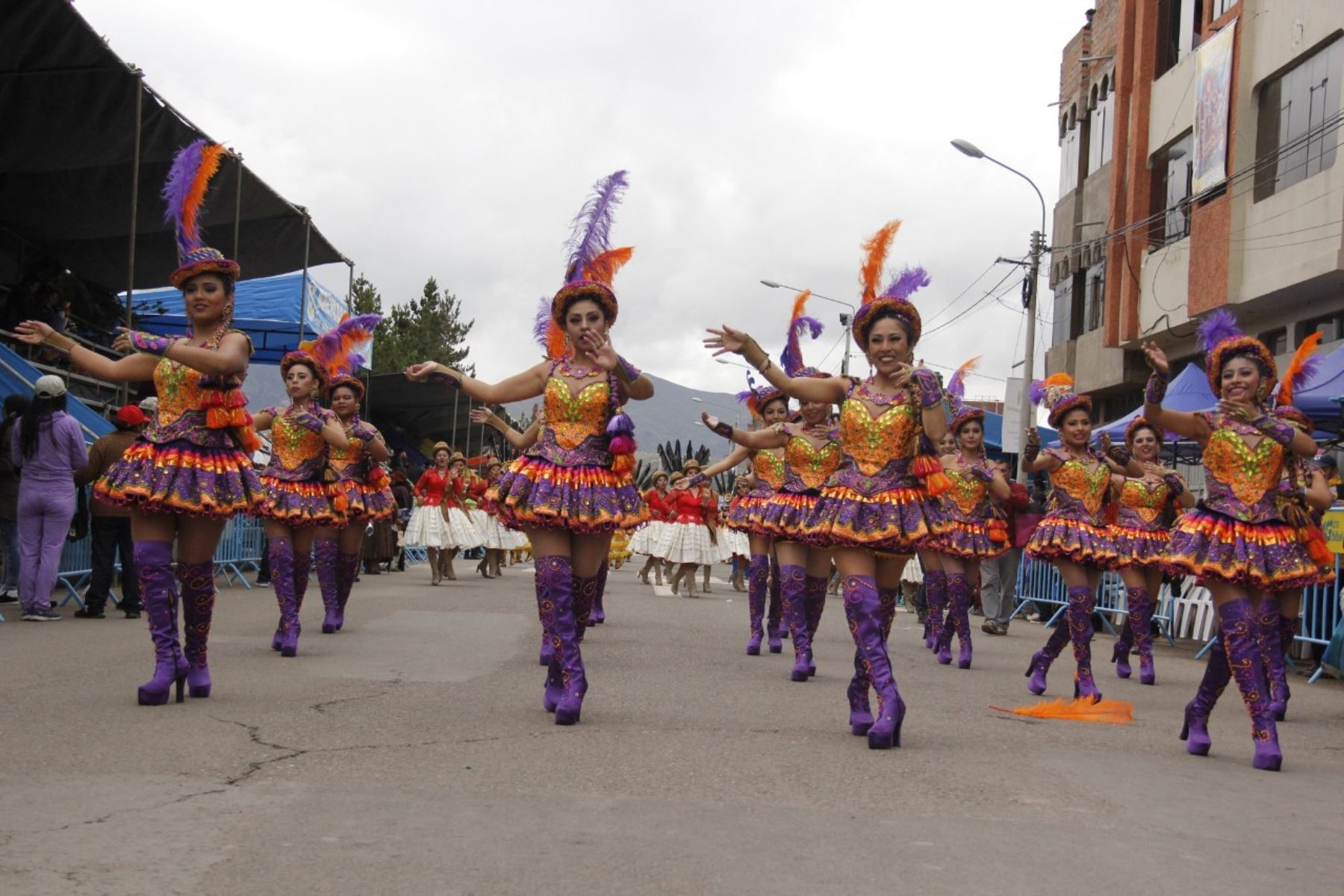 Fueron suspendidas las actividades de la Festividad de la Virgen de la Candelaria, como los concursos de danzas y de trajes. Foto: Juan Humberto Ccopa.