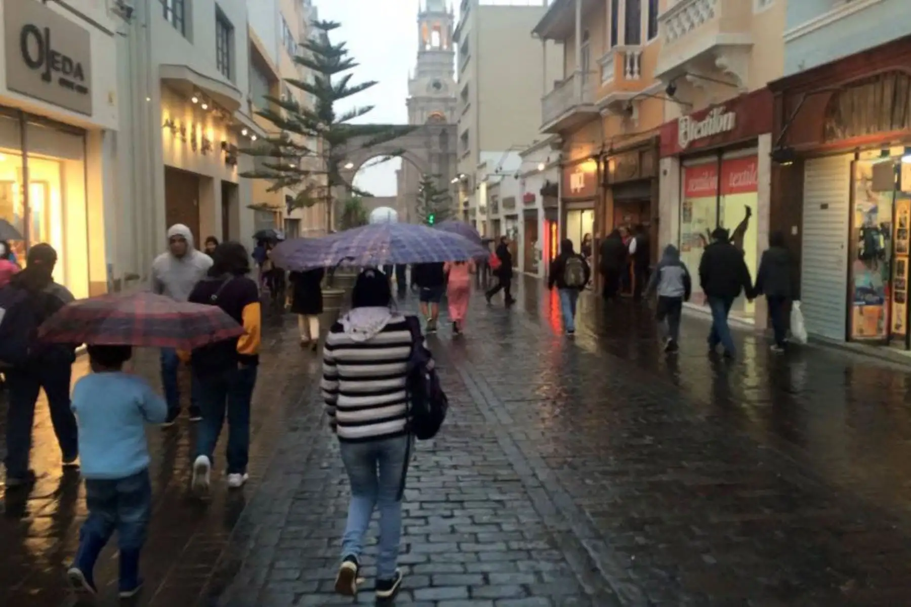 Arequipa será una de las ciudades afectadas por las lluvias intensas que se presentarán mañana jueves y el viernes 10 de febrero. Foto: ANDINA/difusión.