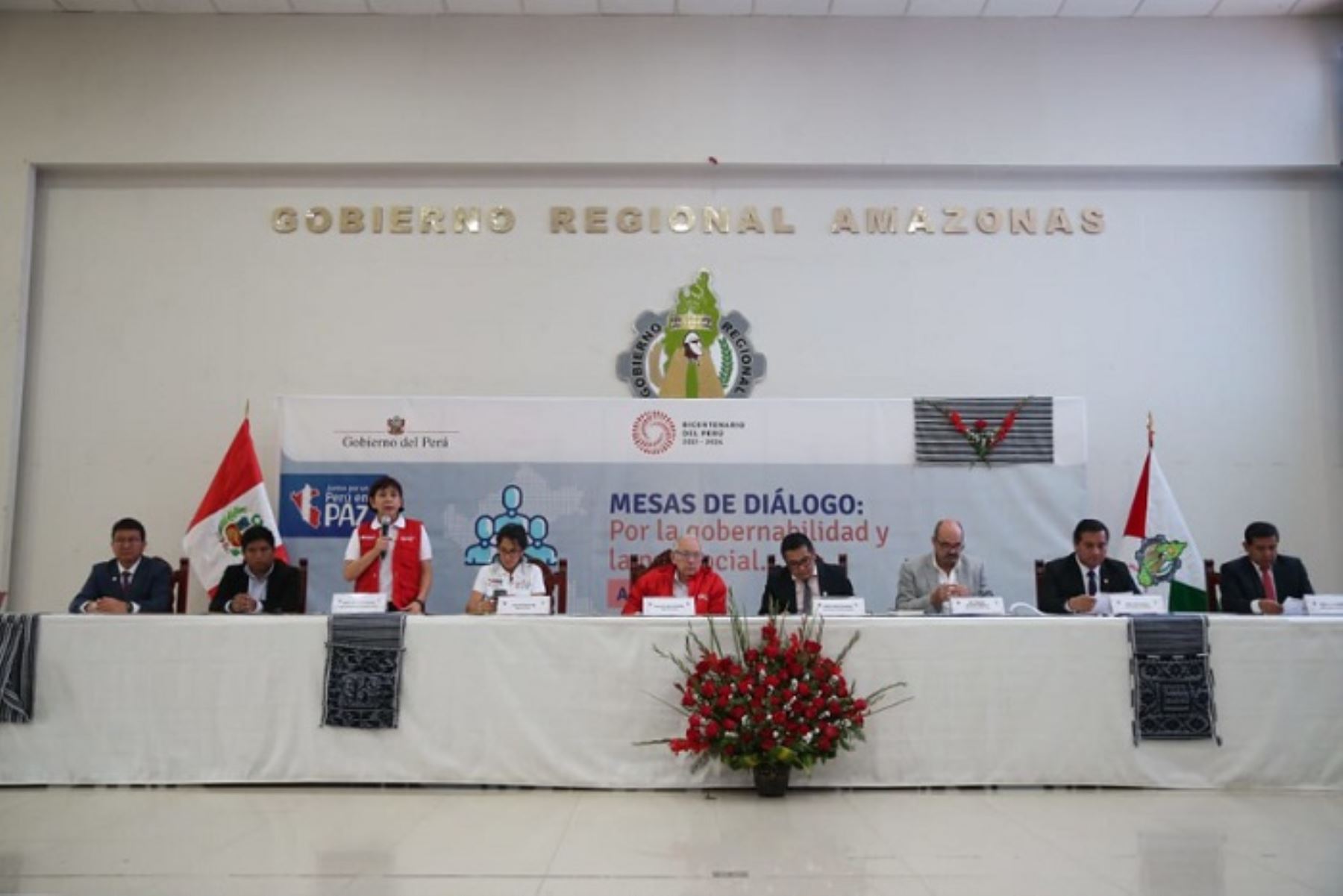 La delegación del Ejecutivo se trasladó a la Universidad Nacional Toribio Rodríguez de Mendoza, donde se abordaron las acciones sobre intervenciones puntuales para la recuperación del monumento arqueológico Kuélap, que hoy conmemora 180 años de su descubrimiento.