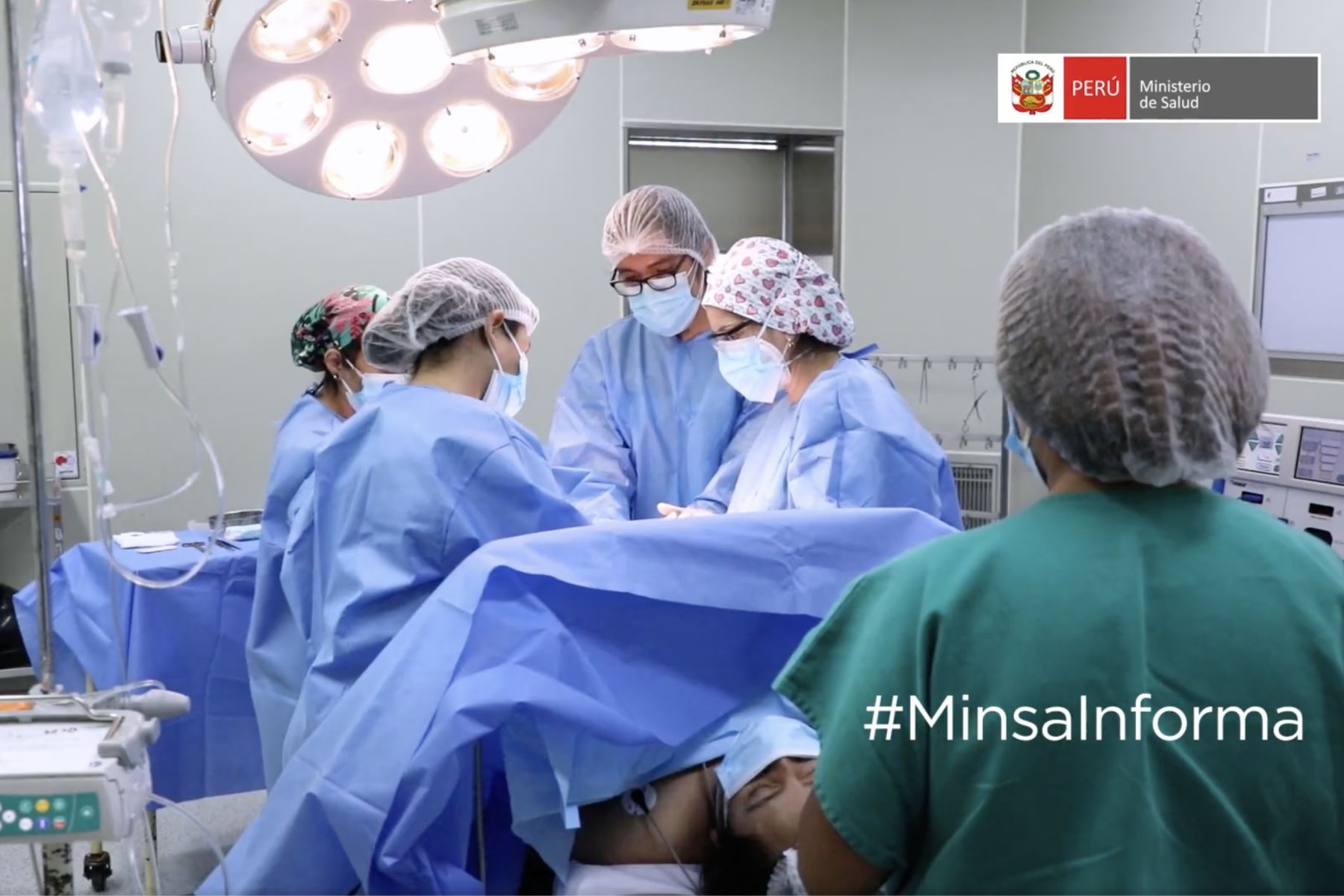 El Instituto Nacional Materno Perinatal (INMPN) realiza desde hace ocho años cirugías fetales de alta compeljidad. ANDINA/Captura TV