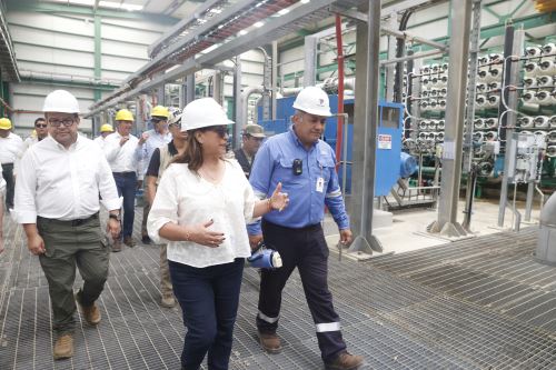 La presidenta Dina Boluarte realizó una visita técnica a la refinería de Talara