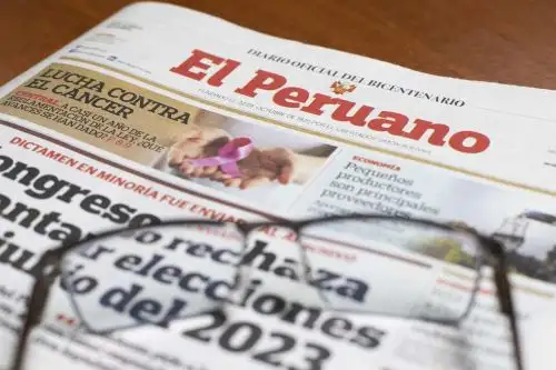 Fotografías referenciales de Normas Legales, Boletin Oficial y Diario Oficial El Peruano (DOP). Foto: ANDINA/Carla Patiño.